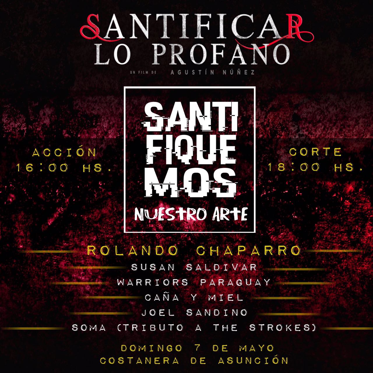 Realizarán el concierto Santifiquemos nuestro arte en la Costanera de Asunción