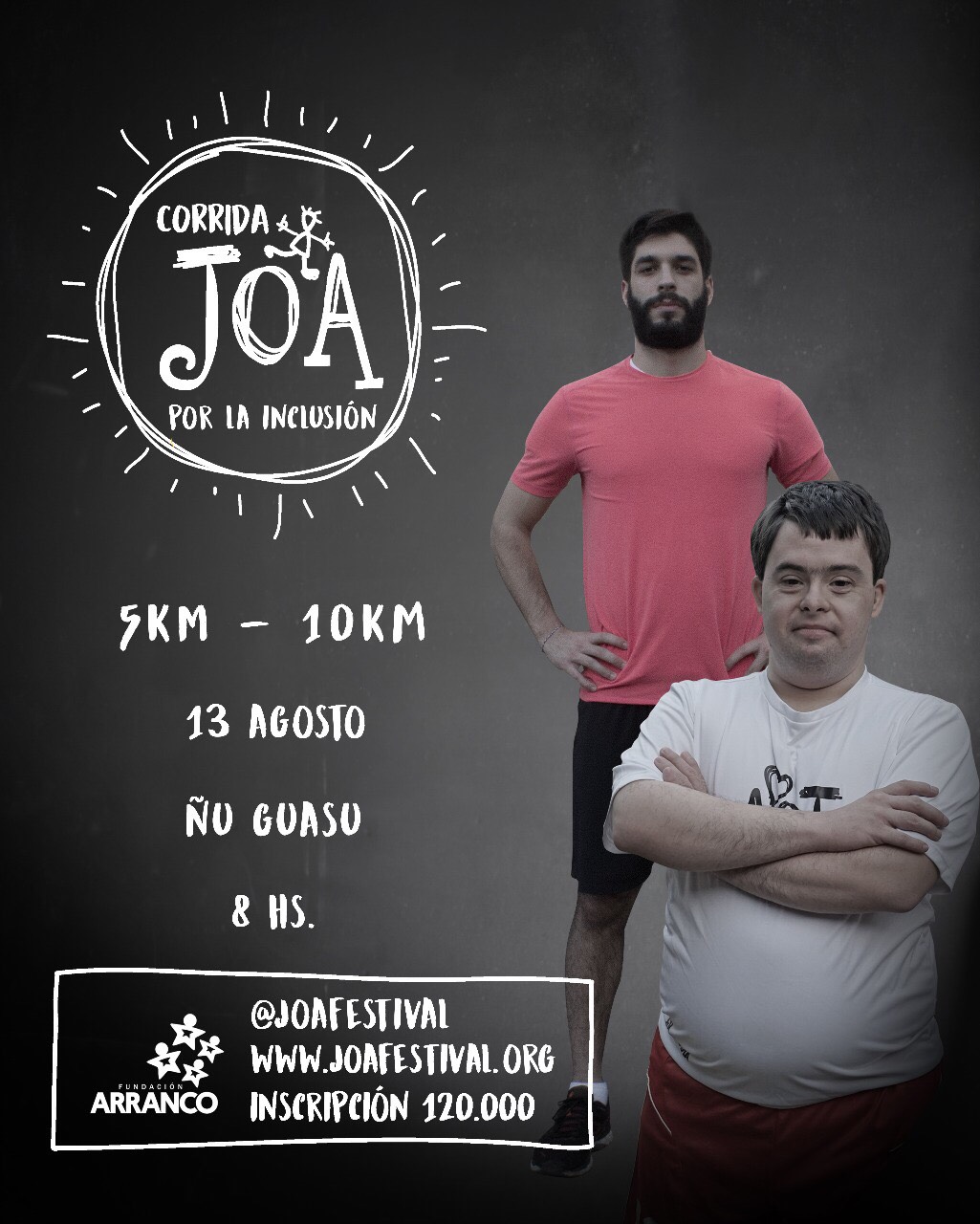 La Fundación Arranco invita a la Corrida Jo´a por la Inclusión