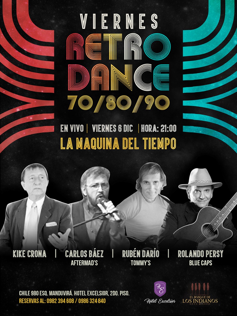 La máquina del tiempo pondrá ritmo a Viernes Retro Dance, el 6 de diciembre