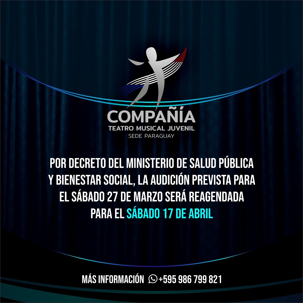 El Teatro Hotel Guaraní anuncia que sus actividades quedan suspendidas por la cuarentena