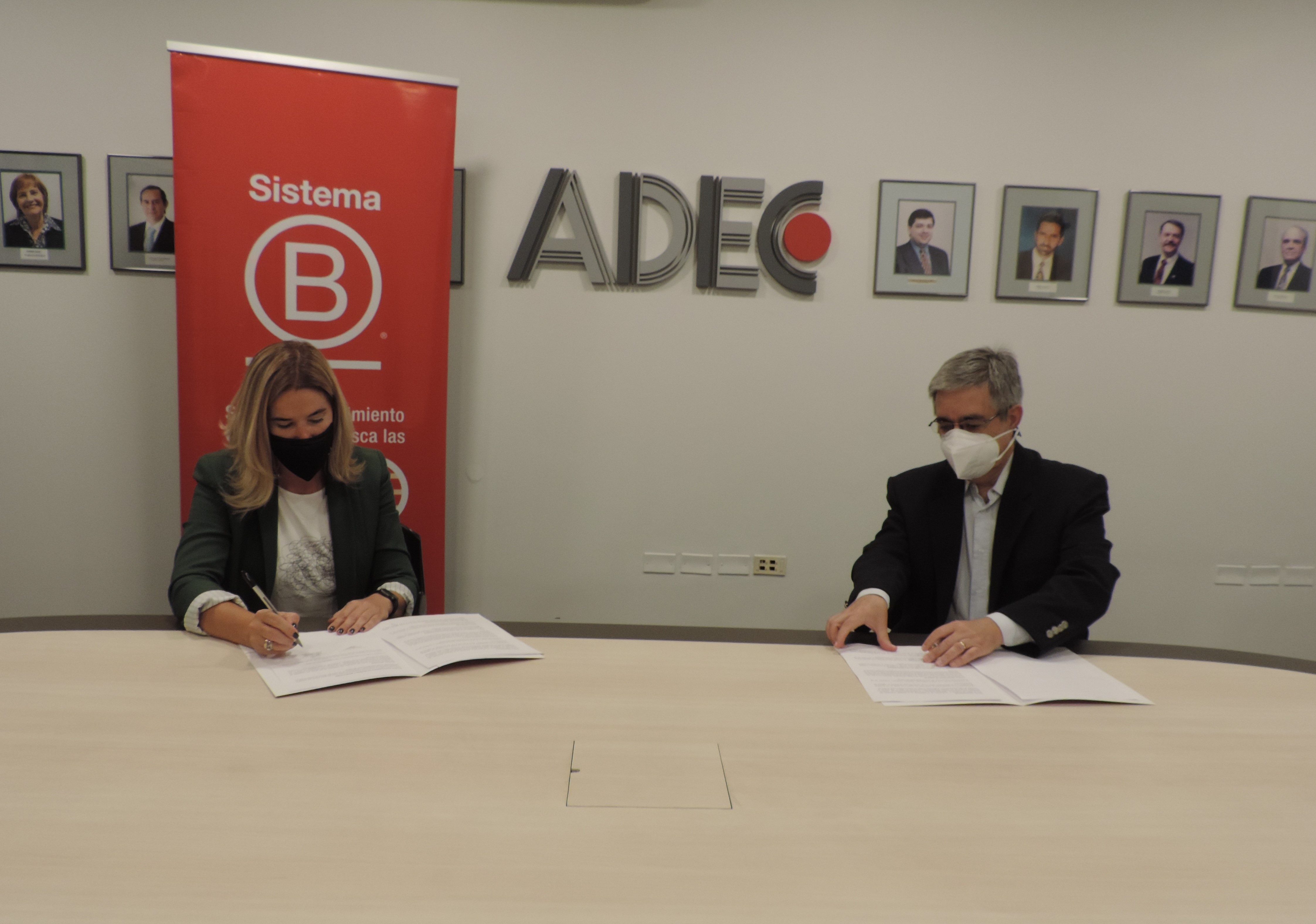 ADEC y Sistema B firman convenio para promover empresas responsables y sostenibles   