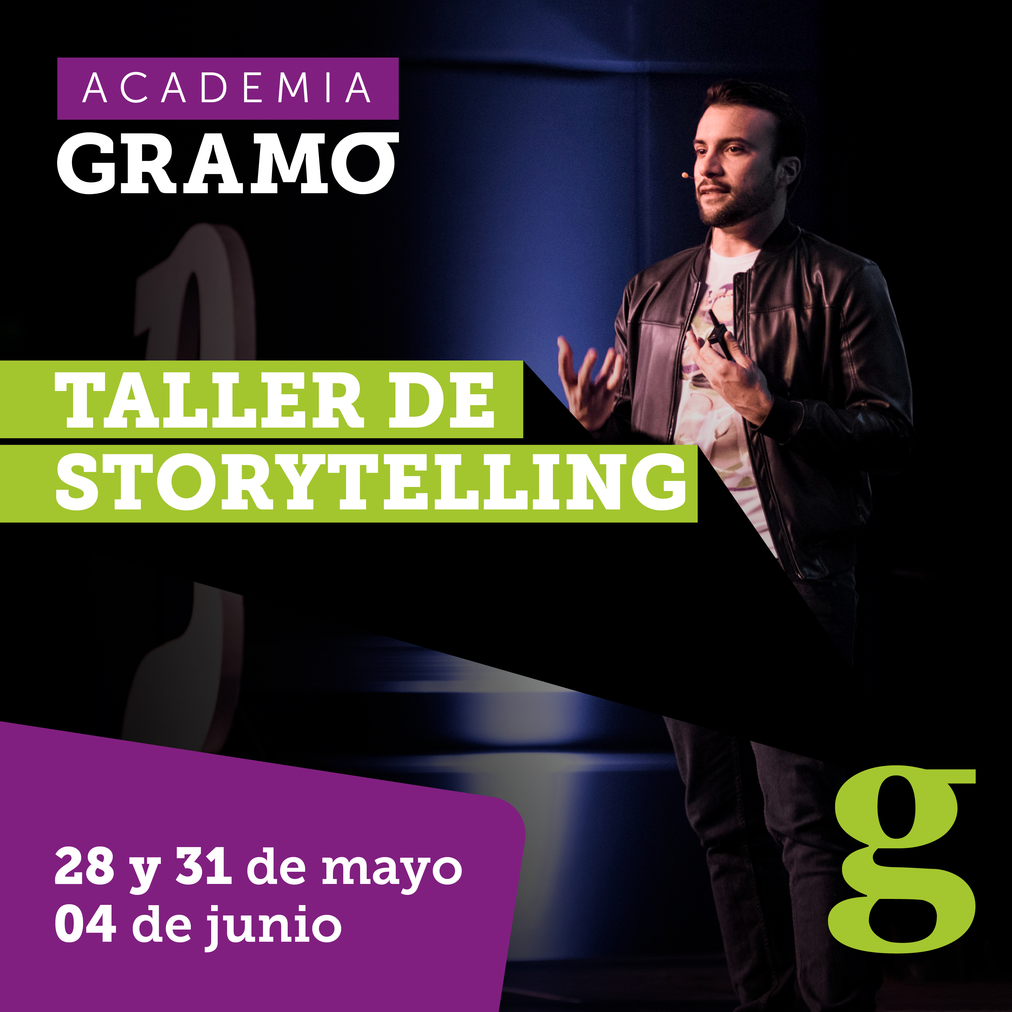 Ya están habilitadas las inscripciones para el Taller de Storytelling 2022 de Academia Gramo
