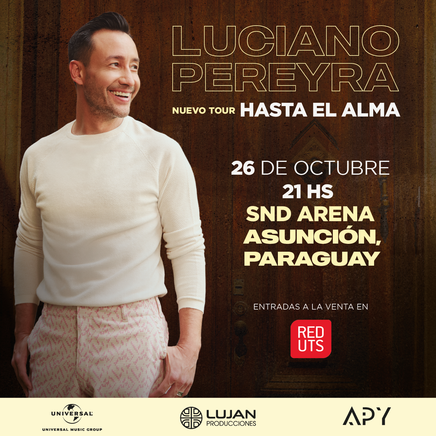 Luciano Pereyra regresa a Paraguay con su nuevo tour Hasta el Alma