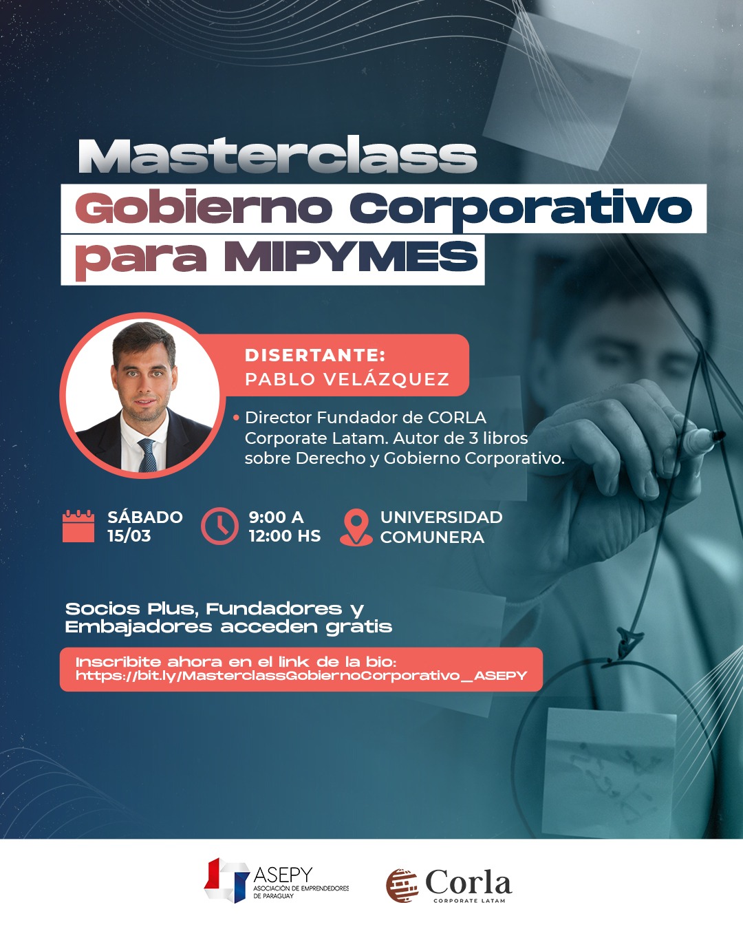 Asepy ofrece taller de Gobierno Corporativo para mipymes, para fortalecer los negocios