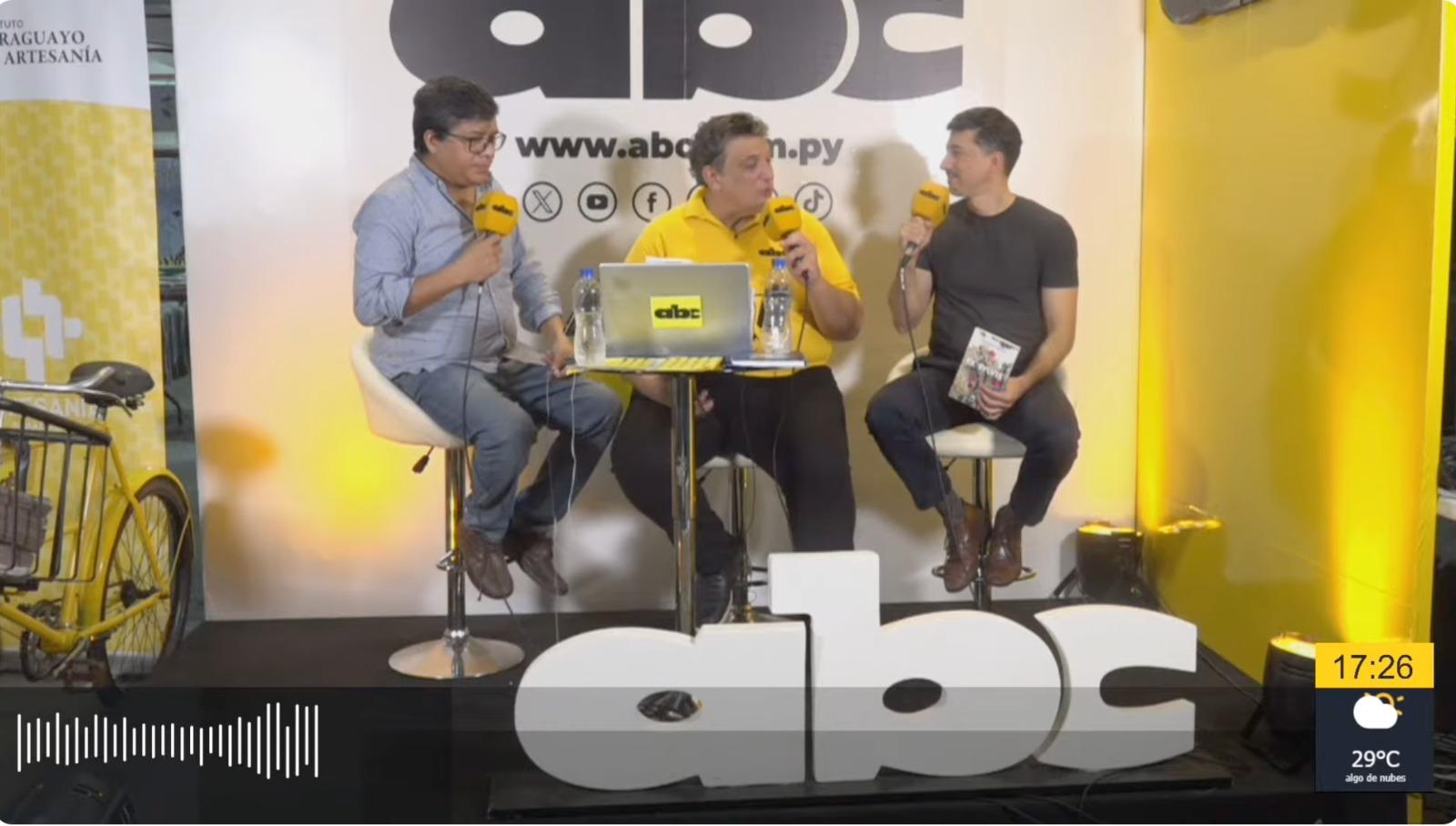 Entrevista en el estudio de ABC